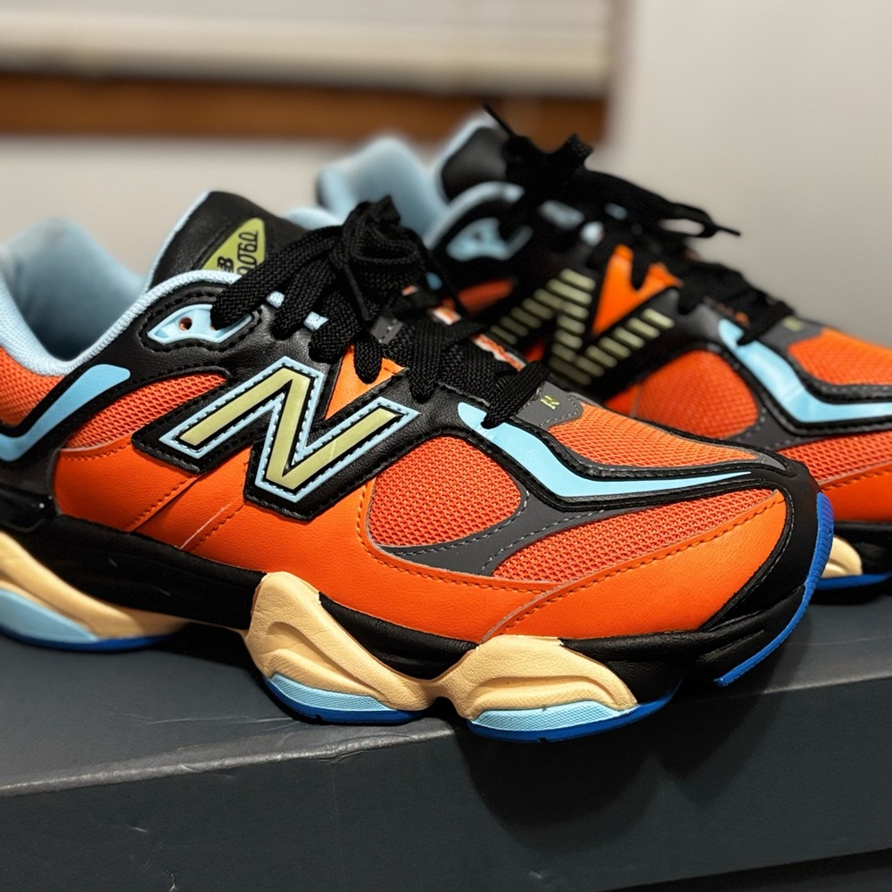 New Balance Kids Sneakers - Orange and Blue